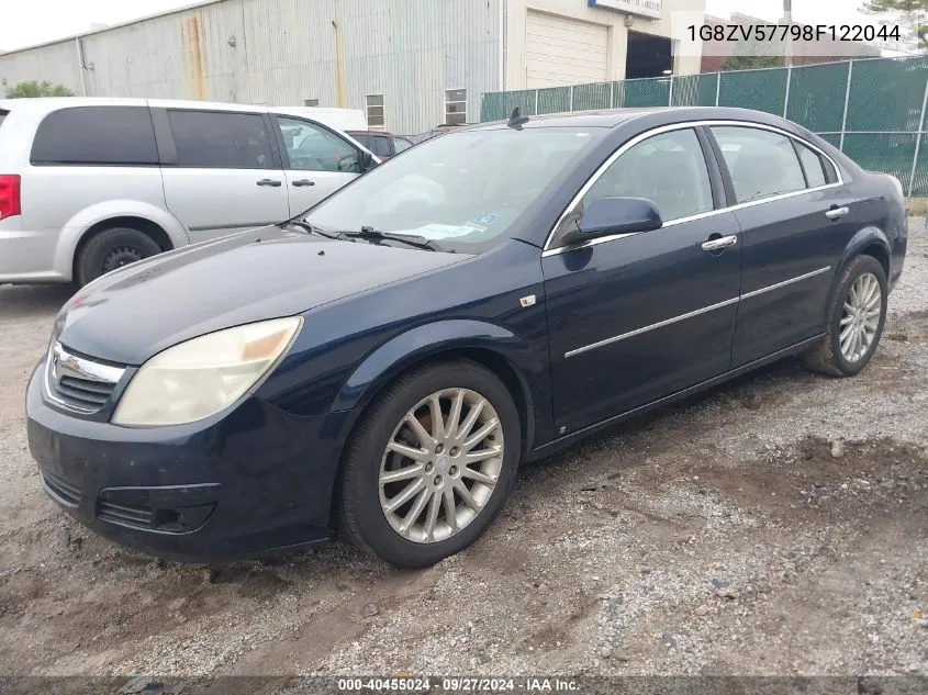 2008 Saturn Aura Xr VIN: 1G8ZV57798F122044 Lot: 40455024