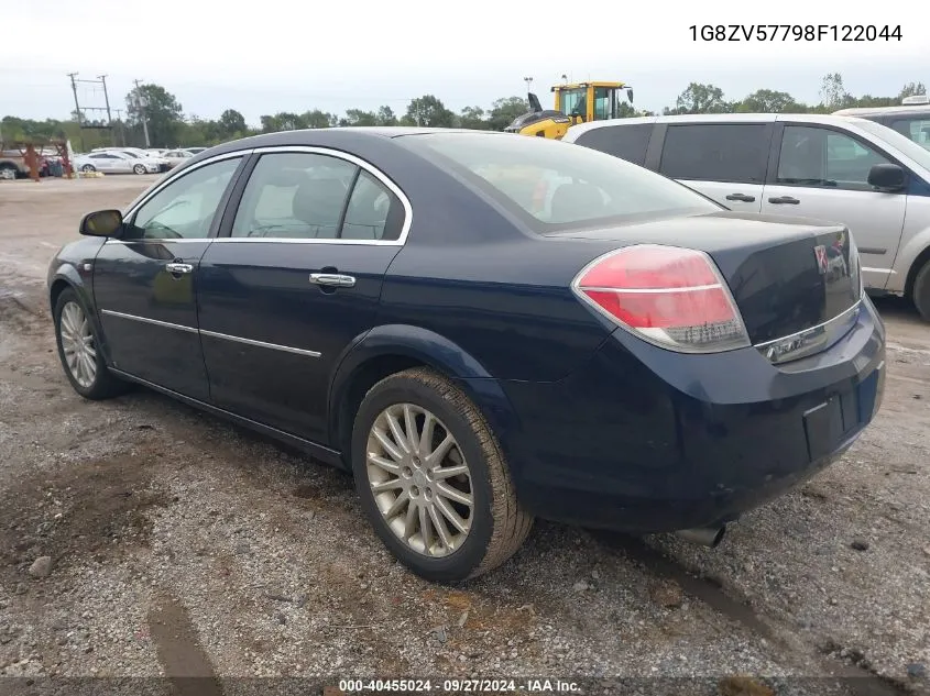 2008 Saturn Aura Xr VIN: 1G8ZV57798F122044 Lot: 40455024