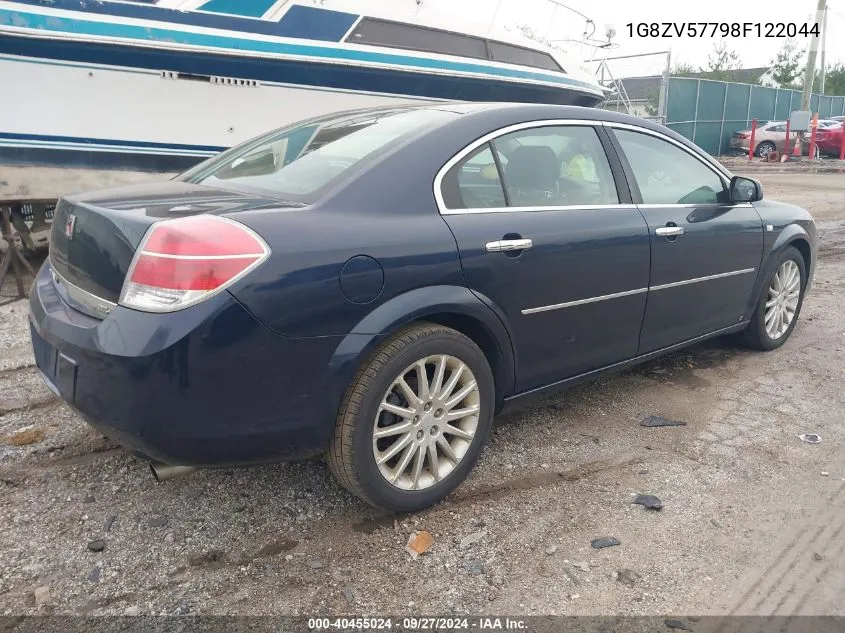 2008 Saturn Aura Xr VIN: 1G8ZV57798F122044 Lot: 40455024