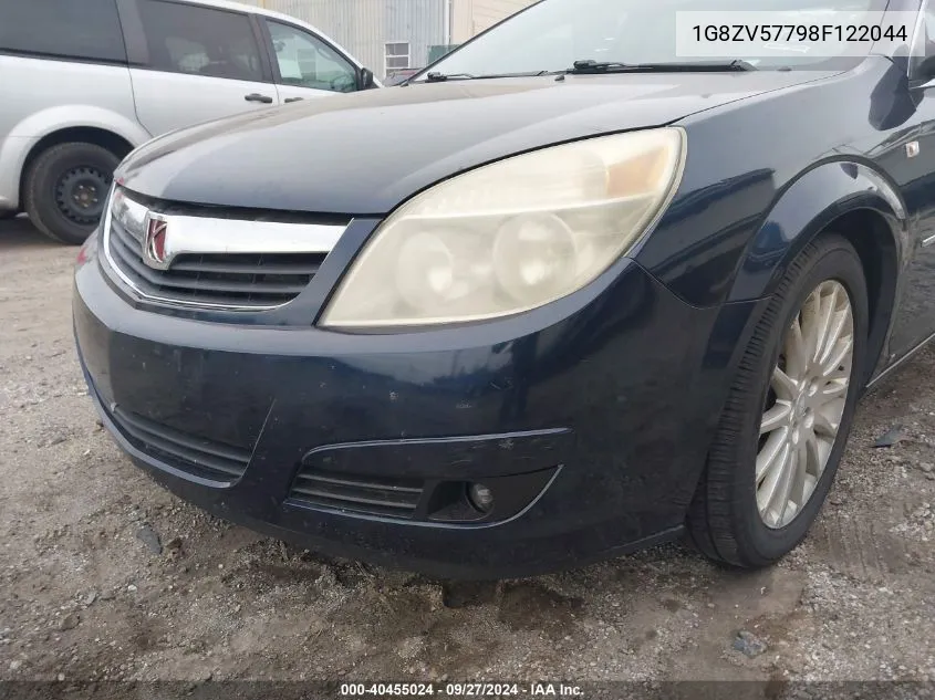 2008 Saturn Aura Xr VIN: 1G8ZV57798F122044 Lot: 40455024