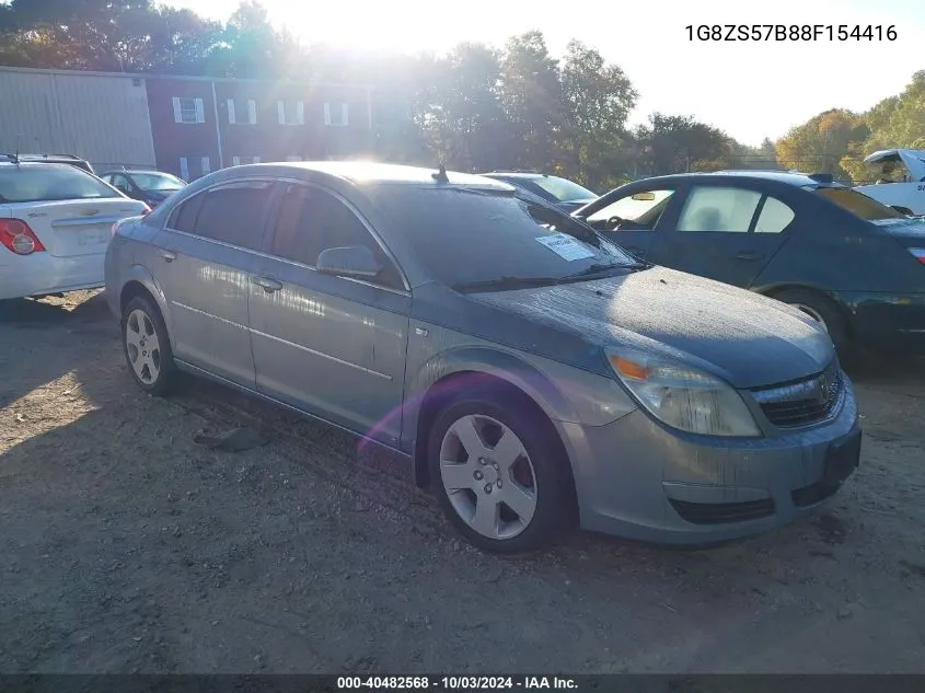 2008 Saturn Aura Xe VIN: 1G8ZS57B88F154416 Lot: 40482568