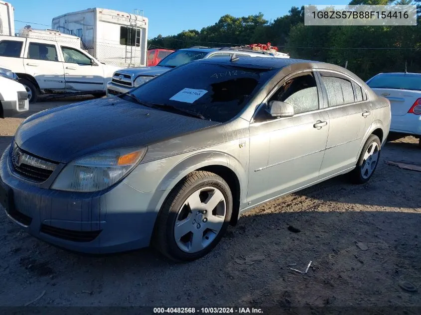 2008 Saturn Aura Xe VIN: 1G8ZS57B88F154416 Lot: 40482568