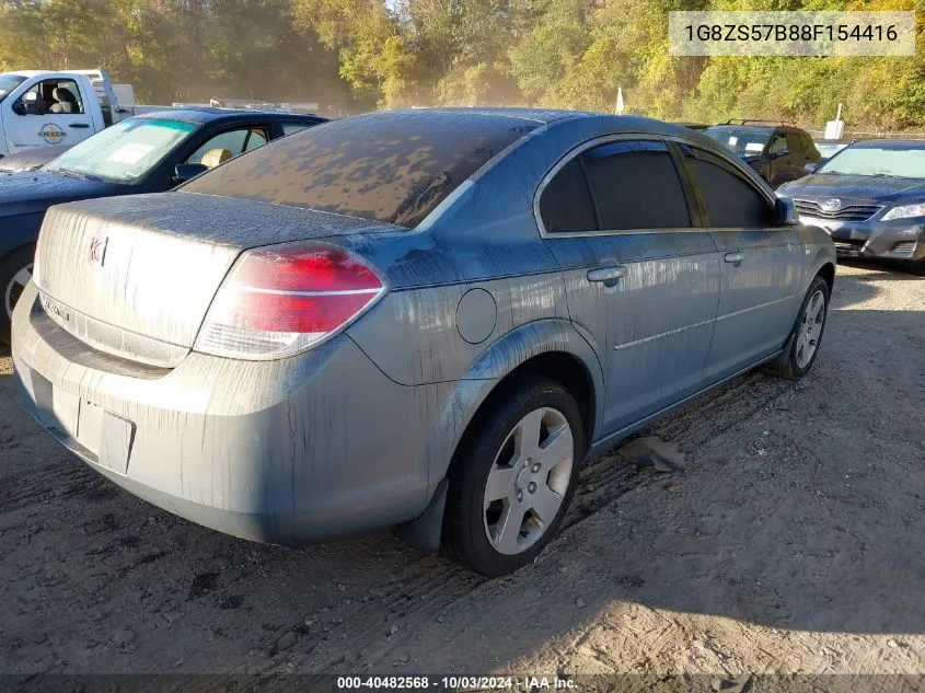 2008 Saturn Aura Xe VIN: 1G8ZS57B88F154416 Lot: 40482568