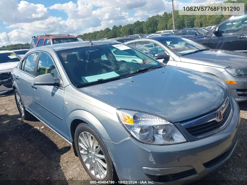 2008 Saturn Aura Xr VIN: 1G8ZV57768F191290 Lot: 40484790