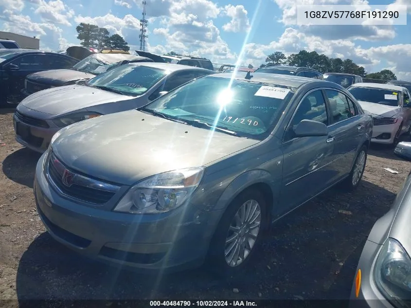 2008 Saturn Aura Xr VIN: 1G8ZV57768F191290 Lot: 40484790