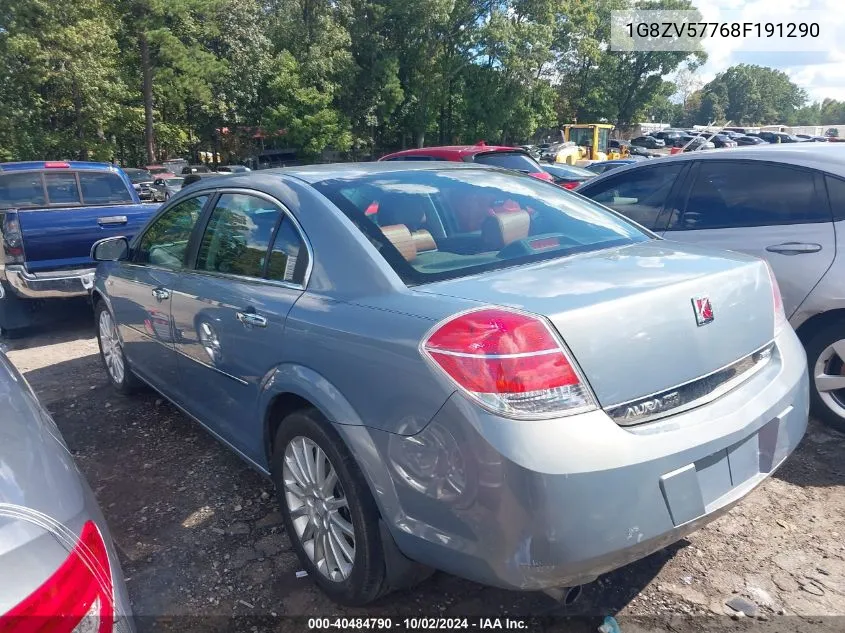 2008 Saturn Aura Xr VIN: 1G8ZV57768F191290 Lot: 40484790