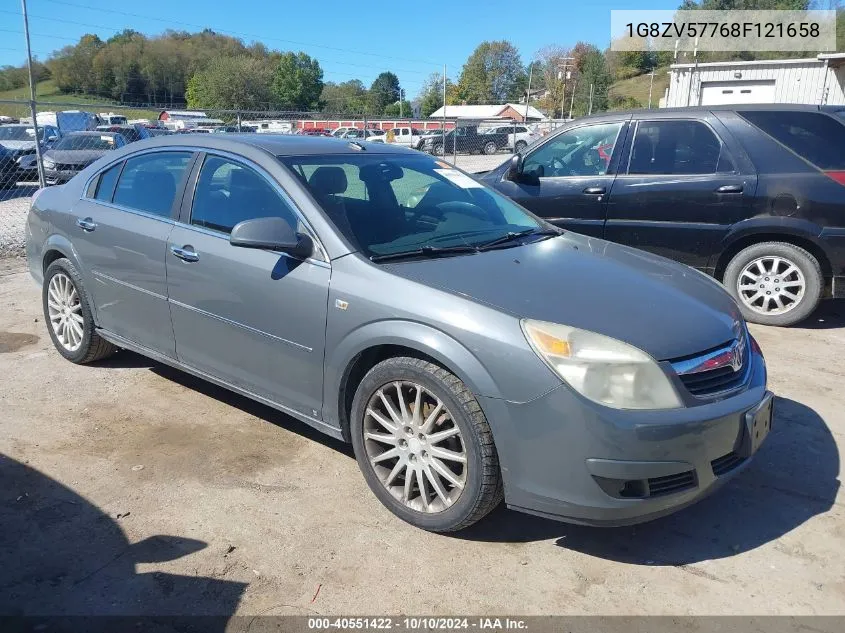 2008 Saturn Aura Xr VIN: 1G8ZV57768F121658 Lot: 40551422