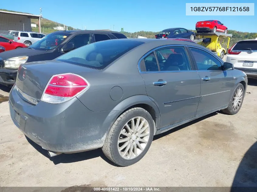 2008 Saturn Aura Xr VIN: 1G8ZV57768F121658 Lot: 40551422