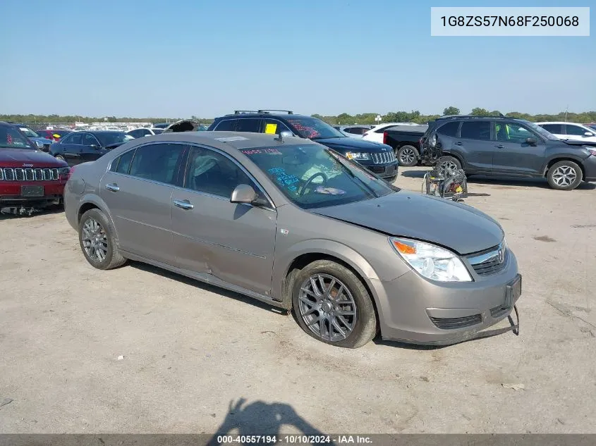 2008 Saturn Aura Xe VIN: 1G8ZS57N68F250068 Lot: 40557194