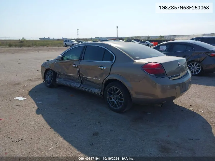 2008 Saturn Aura Xe VIN: 1G8ZS57N68F250068 Lot: 40557194