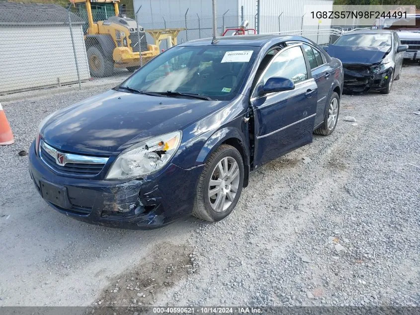 2008 Saturn Aura Xe VIN: 1G8ZS57N98F244491 Lot: 40590621