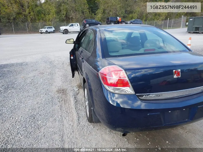 2008 Saturn Aura Xe VIN: 1G8ZS57N98F244491 Lot: 40590621