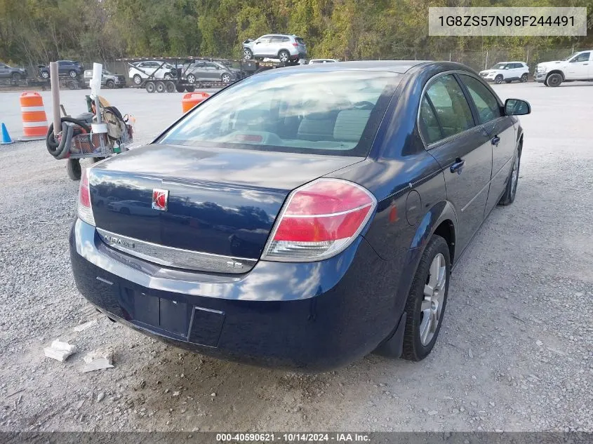 2008 Saturn Aura Xe VIN: 1G8ZS57N98F244491 Lot: 40590621