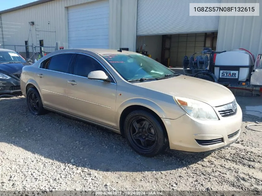 2008 Saturn Aura Xe VIN: 1G8ZS57N08F132615 Lot: 40662913