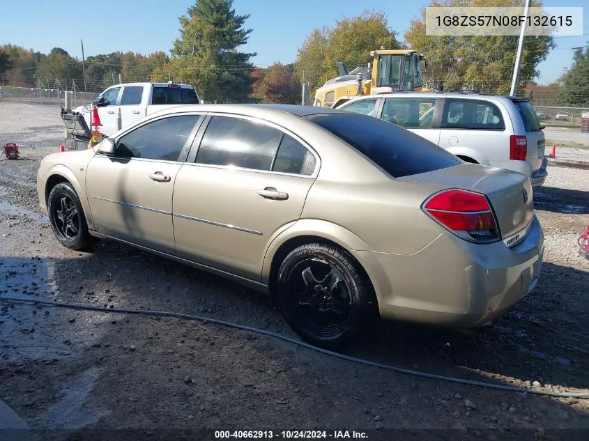 2008 Saturn Aura Xe VIN: 1G8ZS57N08F132615 Lot: 40662913