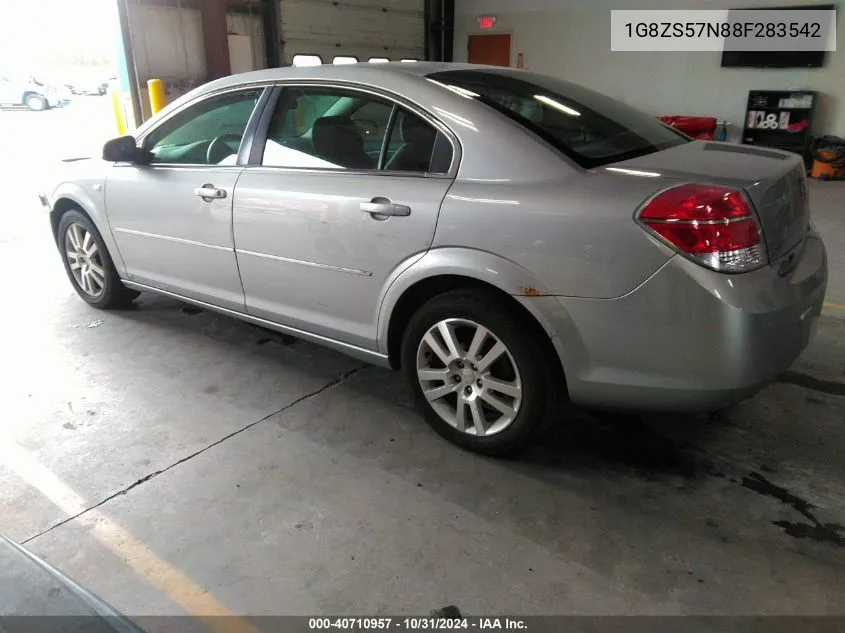 2008 Saturn Aura Xe VIN: 1G8ZS57N88F283542 Lot: 40710957