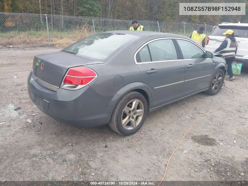 2008 Saturn Aura Xe VIN: 1G8ZS57B98F152948 Lot: 40724190