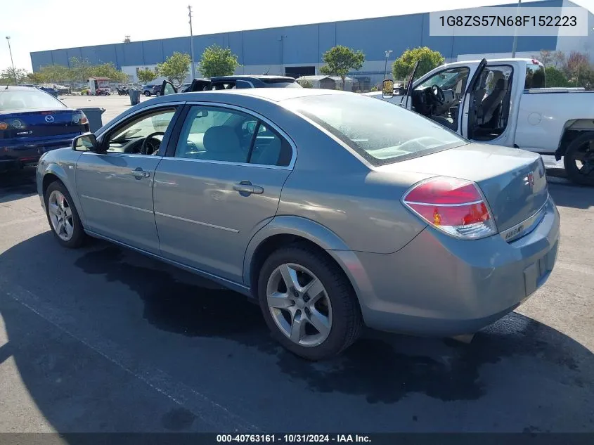 1G8ZS57N68F152223 2008 Saturn Aura Xe