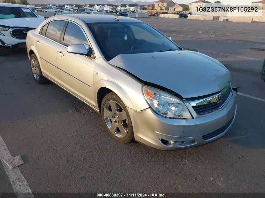 2008 Saturn Aura Xe VIN: 1G8ZS57NX8F105292 Lot: 40838397