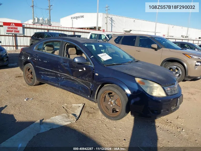 2008 Saturn Aura Xe VIN: 1G8ZS57B18F290032 Lot: 40842287