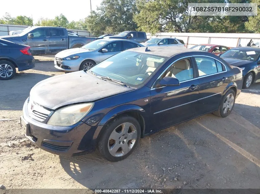 2008 Saturn Aura Xe VIN: 1G8ZS57B18F290032 Lot: 40842287