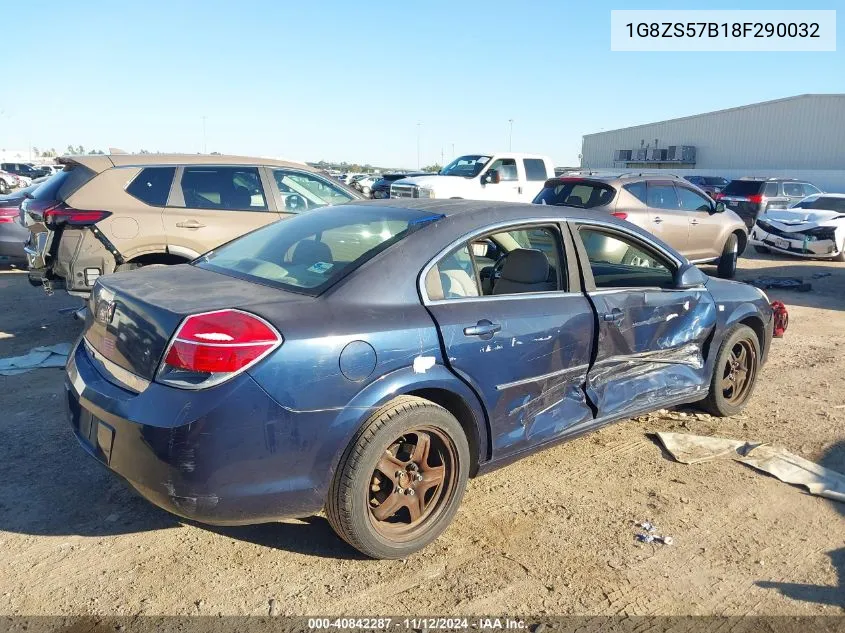 2008 Saturn Aura Xe VIN: 1G8ZS57B18F290032 Lot: 40842287