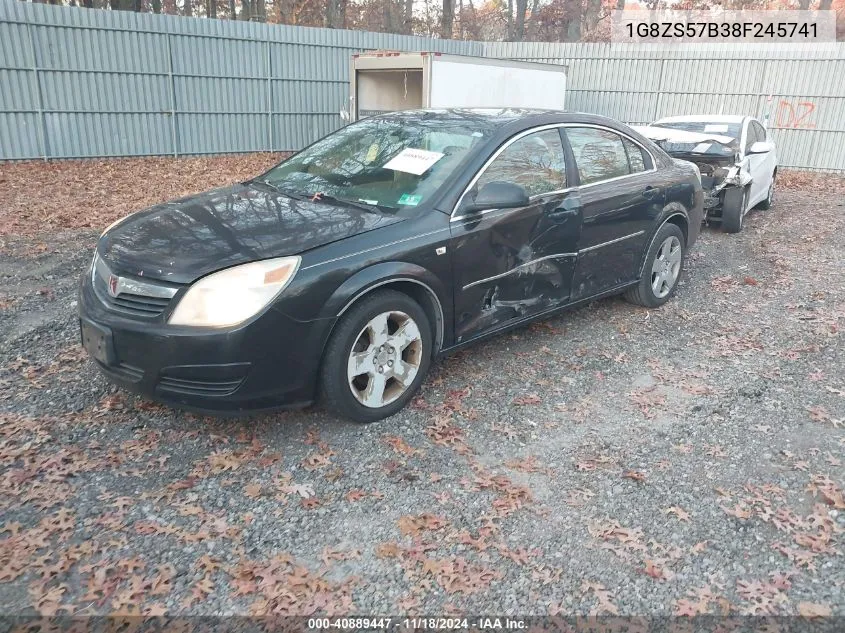 2008 Saturn Aura Xe VIN: 1G8ZS57B38F245741 Lot: 40889447