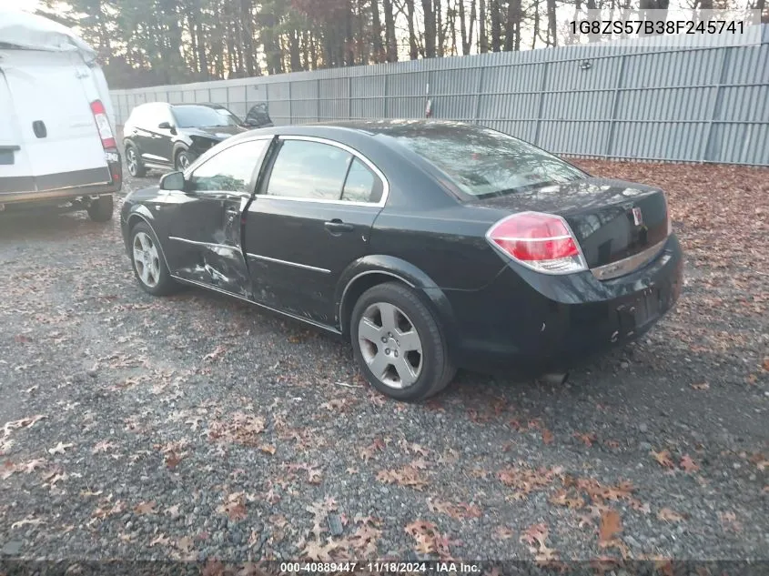 2008 Saturn Aura Xe VIN: 1G8ZS57B38F245741 Lot: 40889447