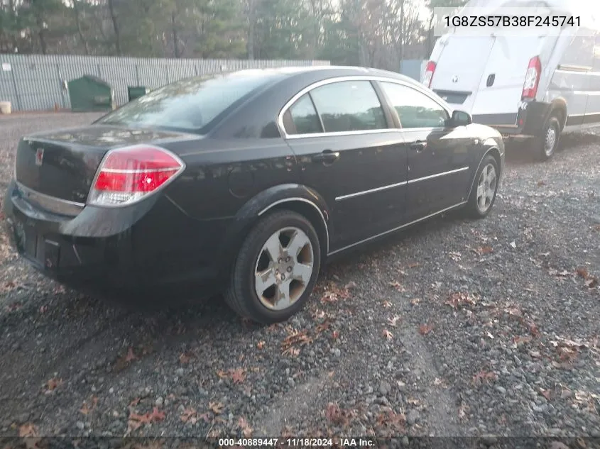 2008 Saturn Aura Xe VIN: 1G8ZS57B38F245741 Lot: 40889447