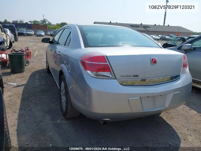 2009 Saturn Aura VIN: 1G8ZV57B29F120321 Lot: 12059078