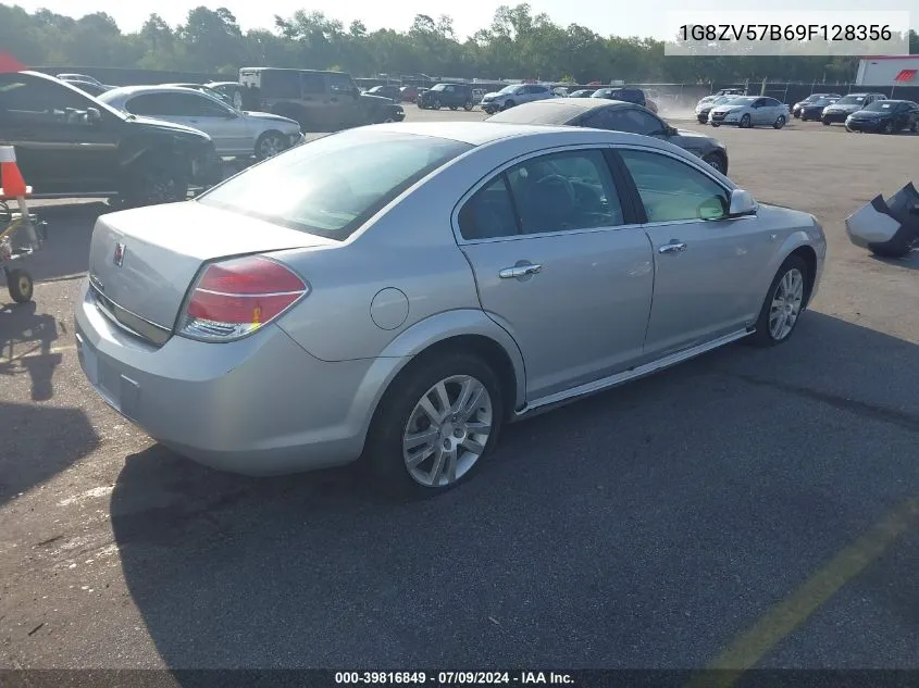 2009 Saturn Aura Xr VIN: 1G8ZV57B69F128356 Lot: 39816849