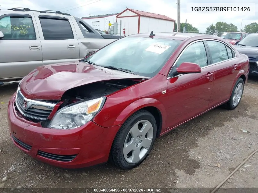 2009 Saturn Aura Xe VIN: 1G8ZS57B89F101426 Lot: 40054496