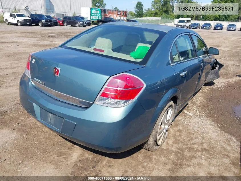 2009 Saturn Aura Xr VIN: 1G8ZV57B99F233571 Lot: 40071550