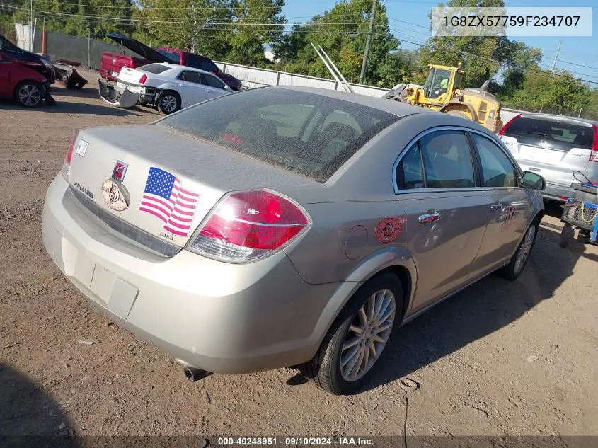 2009 Saturn Aura Xr VIN: 1G8ZX57759F234707 Lot: 40248951