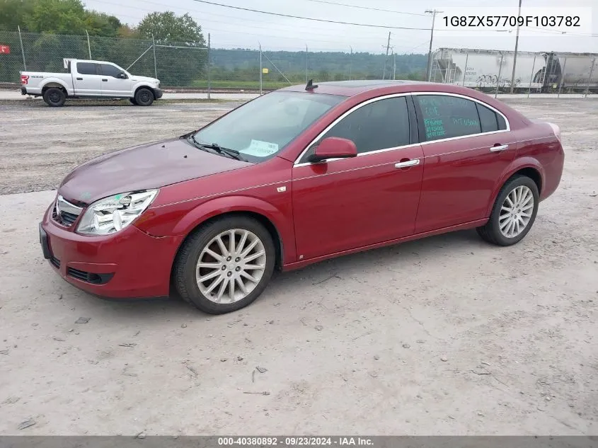 2009 Saturn Aura Xr VIN: 1G8ZX57709F103782 Lot: 40380892