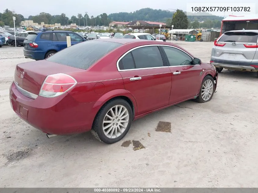 2009 Saturn Aura Xr VIN: 1G8ZX57709F103782 Lot: 40380892