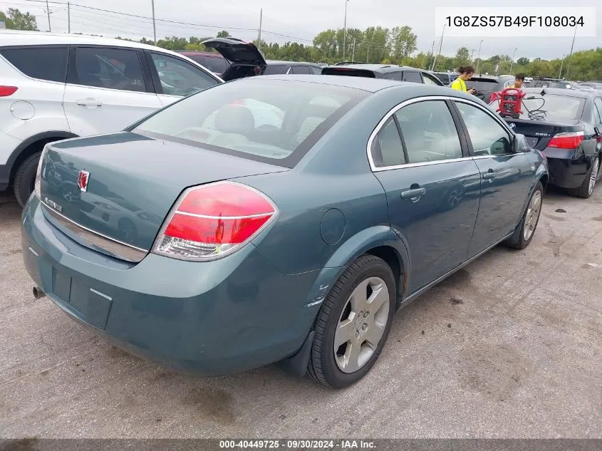 2009 Saturn Aura Xe VIN: 1G8ZS57B49F108034 Lot: 40449725