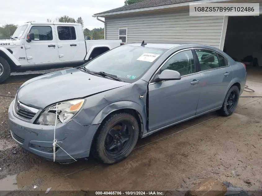 2009 Saturn Aura Xe VIN: 1G8ZS57B99F102486 Lot: 40465786