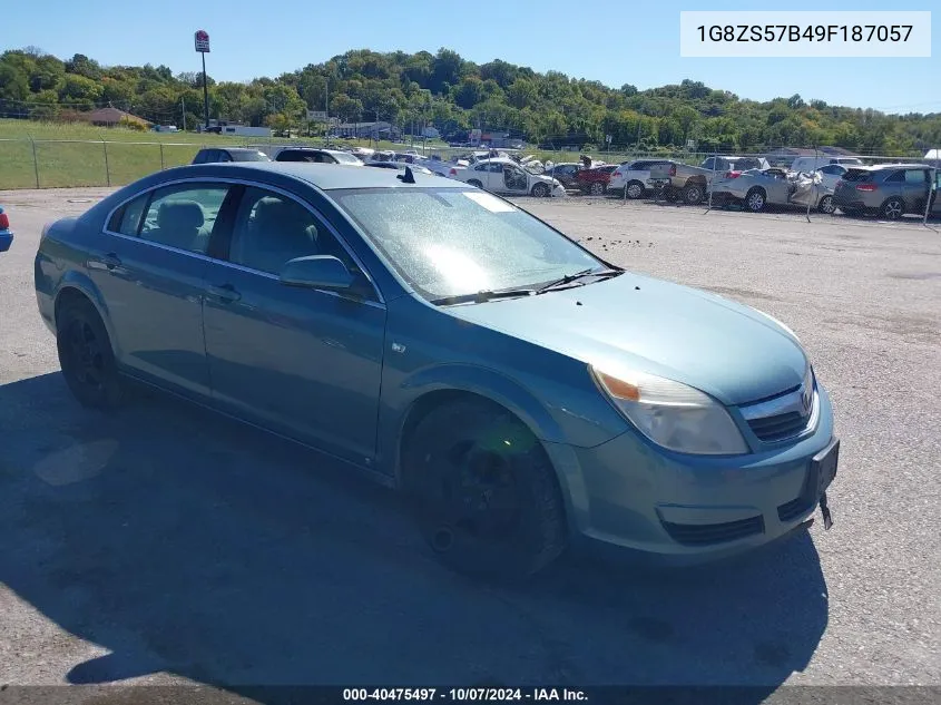 2009 Saturn Aura Xe VIN: 1G8ZS57B49F187057 Lot: 40475497