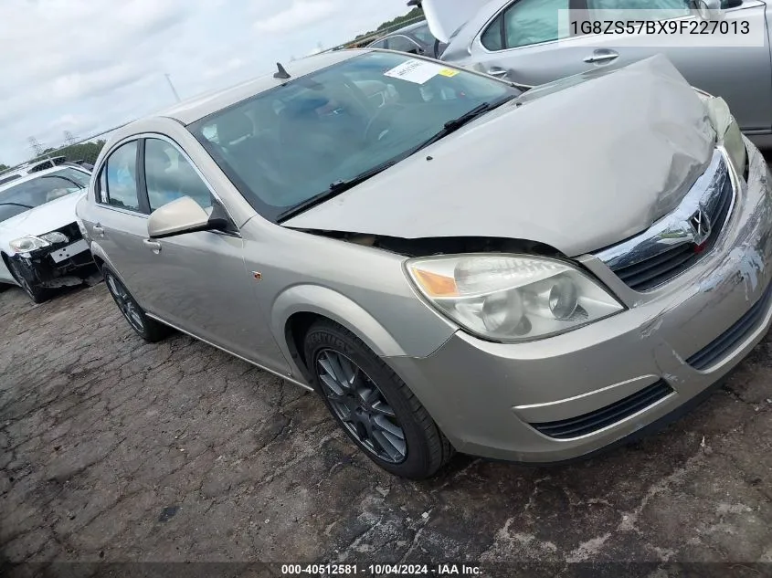 2009 Saturn Aura Xe VIN: 1G8ZS57BX9F227013 Lot: 40512581