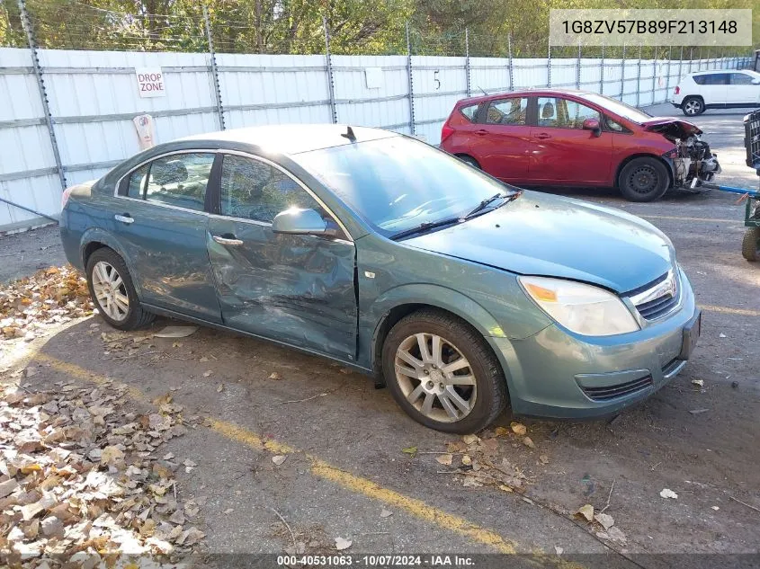 2009 Saturn Aura Xr VIN: 1G8ZV57B89F213148 Lot: 40531063