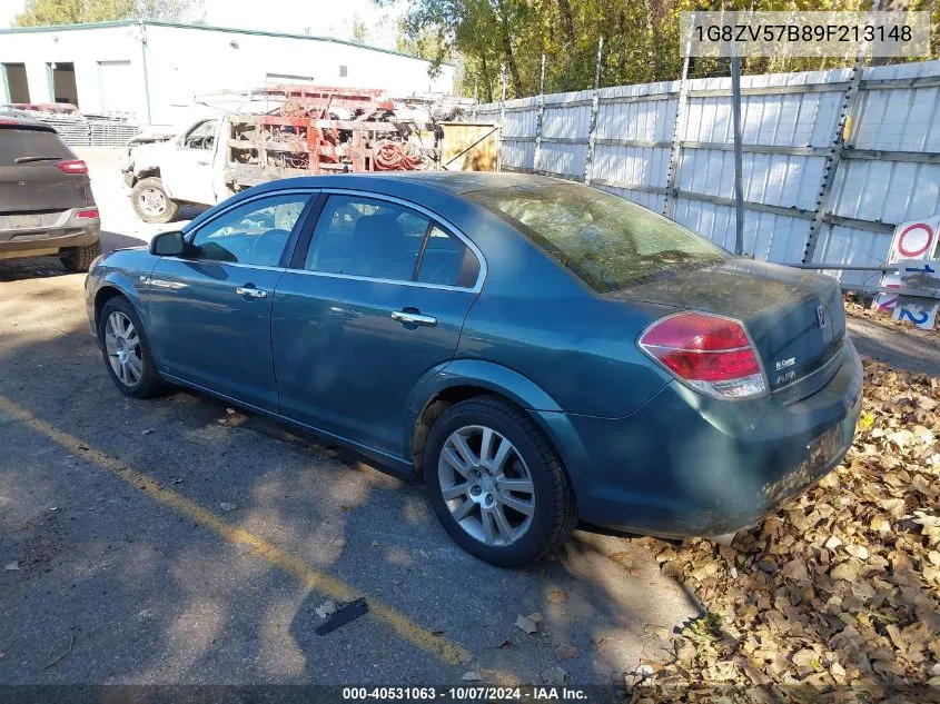 2009 Saturn Aura Xr VIN: 1G8ZV57B89F213148 Lot: 40531063