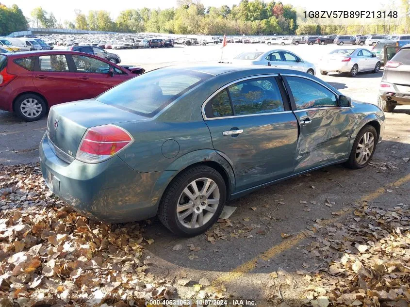 2009 Saturn Aura Xr VIN: 1G8ZV57B89F213148 Lot: 40531063