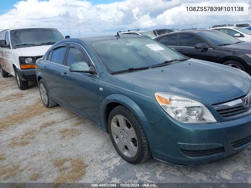 2009 Saturn Aura Xe VIN: 1G8ZS57B39F101138 Lot: 40531088