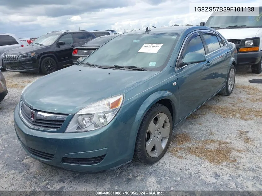 2009 Saturn Aura Xe VIN: 1G8ZS57B39F101138 Lot: 40531088