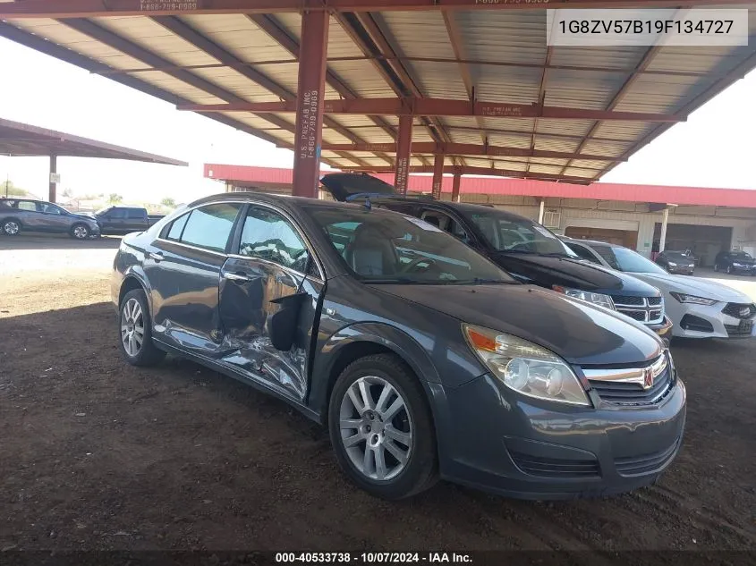 2009 Saturn Aura Xr VIN: 1G8ZV57B19F134727 Lot: 40533738