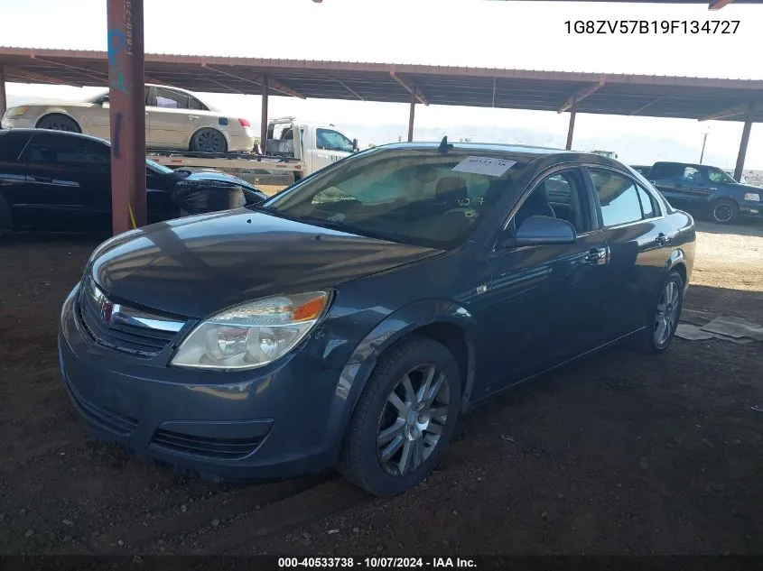 2009 Saturn Aura Xr VIN: 1G8ZV57B19F134727 Lot: 40533738