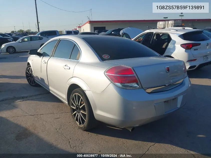 2009 Saturn Aura Xe VIN: 1G8ZS57B59F139891 Lot: 40539977