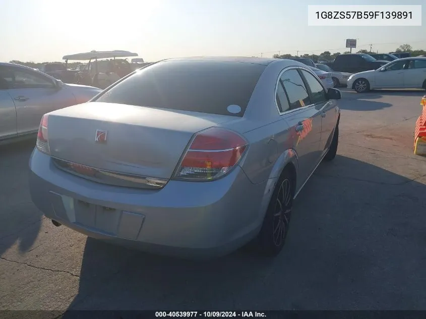 2009 Saturn Aura Xe VIN: 1G8ZS57B59F139891 Lot: 40539977