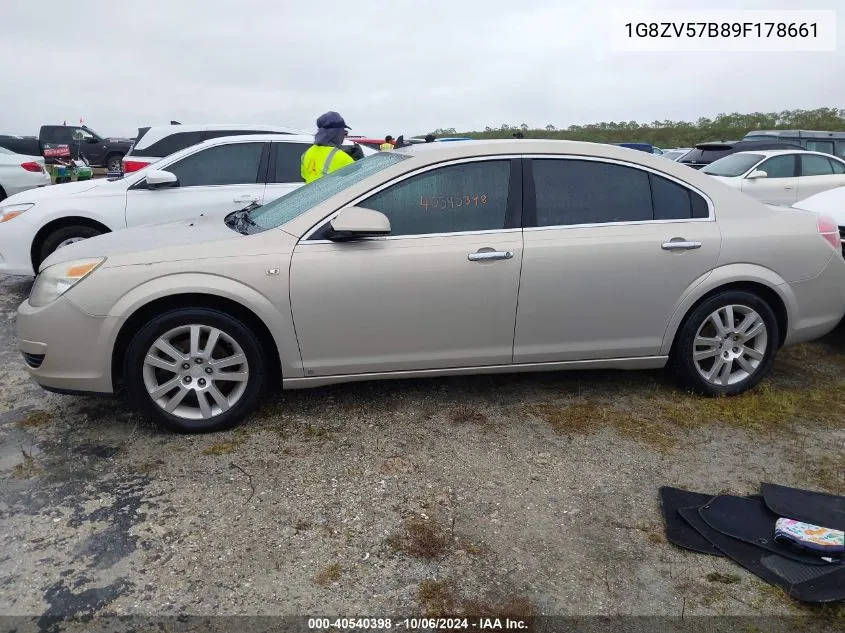 2009 Saturn Aura Xr VIN: 1G8ZV57B89F178661 Lot: 40540398